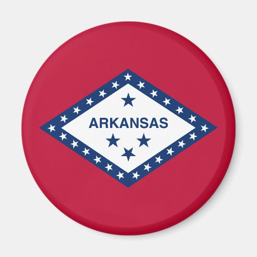 Vlag van Arkansas Magneet (Voorkant)