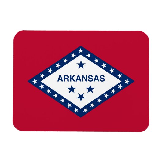 Vlag van Arkansas Magneet (Horizontaal)
