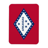 Vlag van Arkansas Magneet (Verticaal)