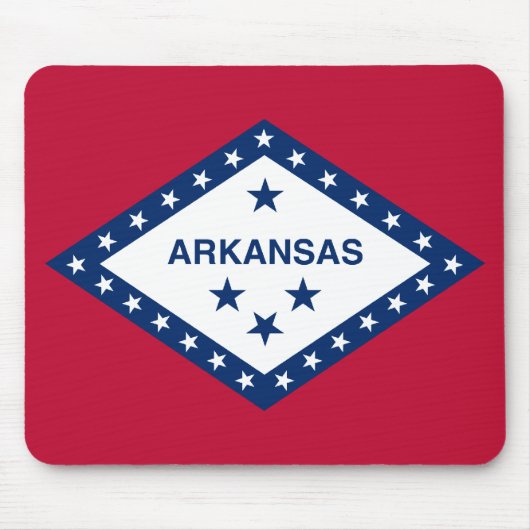 Vlag van Arkansas Muismat (Voorkant)