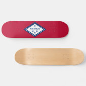 Vlag van Arkansas Persoonlijk Skateboard (Horizontaal)
