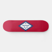 Vlag van Arkansas Persoonlijk Skateboard (Horizontaal)