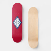 Vlag van Arkansas Persoonlijk Skateboard (Voorkant)