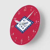 Vlag van Arkansas Ronde Klok (Hoek)
