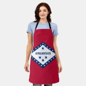 Vlag van Arkansas Schort (Gedragen)