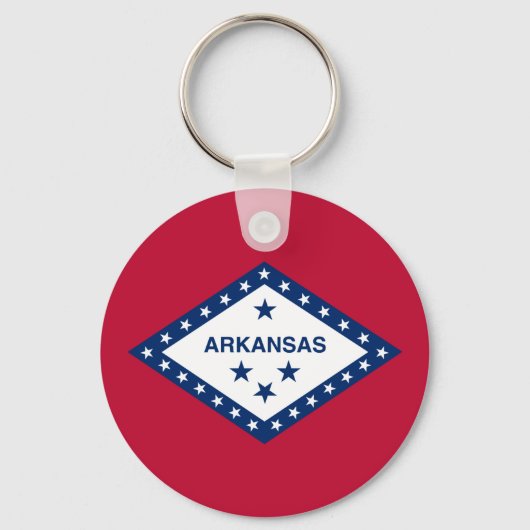 Vlag van Arkansas Sleutelhanger (Voorkant)