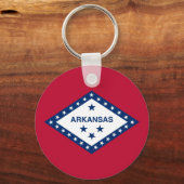 Vlag van Arkansas Sleutelhanger (Voorkant)
