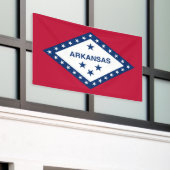 Vlag van Arkansas Spandoek (Buitenkant Gebouw)