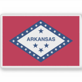 Vlag van Arkansas Sticker