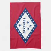 Vlag van Arkansas Theedoek (Verticaal)