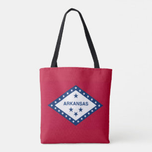 Vlag van Arkansas Tote Bag
