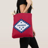 Vlag van Arkansas Tote Bag (Dichtbij)