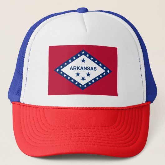 Vlag van Arkansas Trucker Pet (Voorkant)