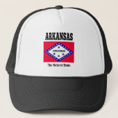 Vlag van Arkansas Trucker Pet (Voorkant)