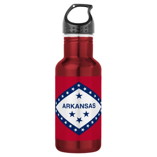 Vlag van Arkansas Waterfles (Voorkant)