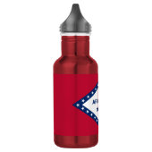 Vlag van Arkansas Waterfles (Links)