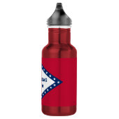 Vlag van Arkansas Waterfles (Rechts)