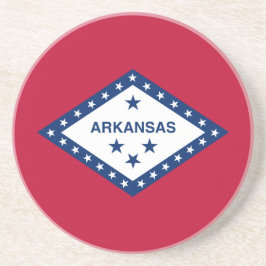 Vlag van Arkansas Zandsteen Onderzetter