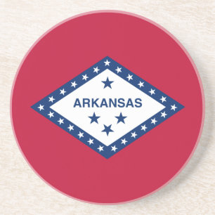 Vlag van Arkansas Zandsteen Onderzetter