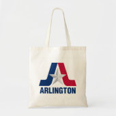 Vlag van Arlington, Texas Canvas tas (Voorkant)