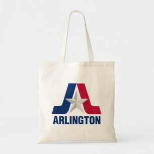 Vlag van Arlington, Texas Canvas tas