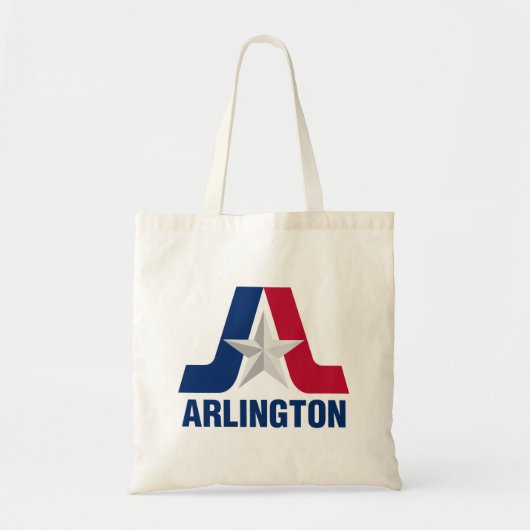 Vlag van Arlington, Texas Canvas tas (Voorkant)