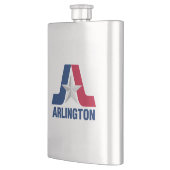 Vlag van Arlington, Texas Flask Flacon (Links)