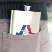 Vlag van Arlington, Texas Flask Flacon (Voorbeeld)