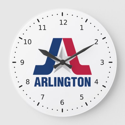 Vlag van Arlington, Texas Grote Klok (Voorkant)