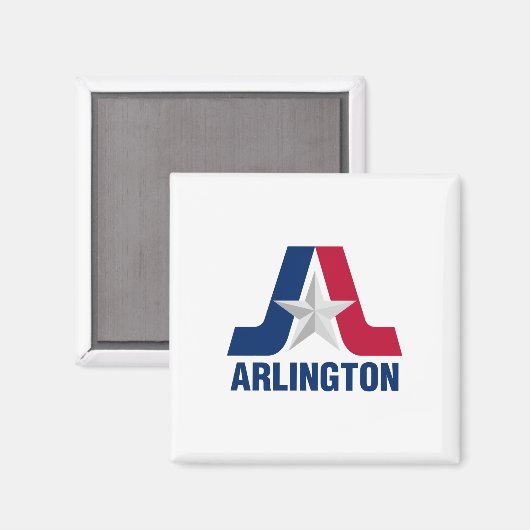 Vlag van Arlington, Texas Magnet (Voorkant / Achterkant)