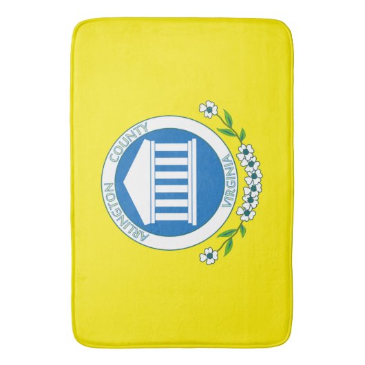 Vlag van Arlington (Virginia) Badmat (Voorkant Verticaal)