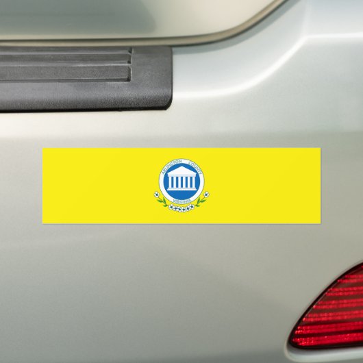 Vlag van Arlington (Virginia) Bumpersticker (Op auto)
