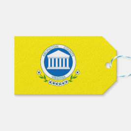 Vlag van Arlington (Virginia) Cadeaulabel