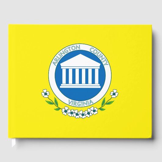 Vlag van Arlington (Virginia) Gastenboek (Voorkant)
