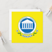 Vlag van Arlington (Virginia) Kaart (Voorkant / Achterkant in situ)