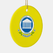 Vlag van Arlington (Virginia) Keramisch Ornament (Rechts)