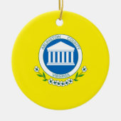 Vlag van Arlington (Virginia) Keramisch Ornament (Voorkant)