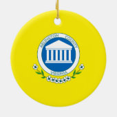 Vlag van Arlington (Virginia) Keramisch Ornament (Achterkant)