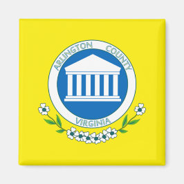 Vlag van Arlington (Virginia) Magneet
