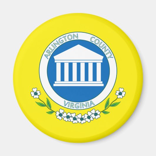 Vlag van Arlington (Virginia) Magneet (Voorkant)