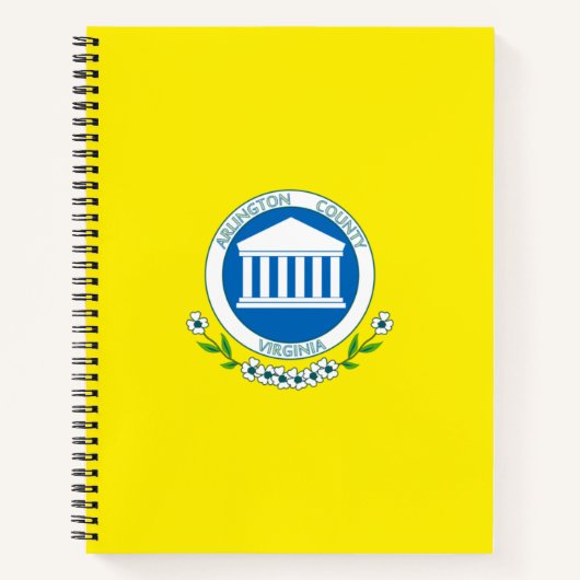 Vlag van Arlington (Virginia) Notitieboek (Voorkant)