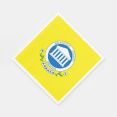 Vlag van Arlington (Virginia) Servet (Hoek)