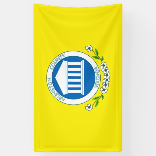 Vlag van Arlington (Virginia) Spandoek (Verticaal)