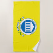 Vlag van Arlington (Virginia) Strandlaken (Voorkant)