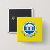 Vlag van Arlington (Virginia) Vierkante Button 5,1 Cm (Voorkant /achterkant)