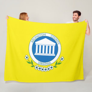 Vlag van Arlington (Virginia, VS) (Arlington Count Fleece Deken
