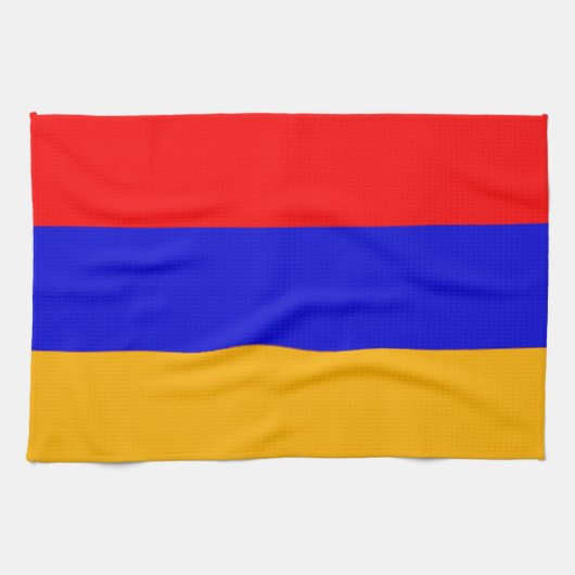 Vlag van Armenia Kitchen Towel Theedoek (Horizontaal)