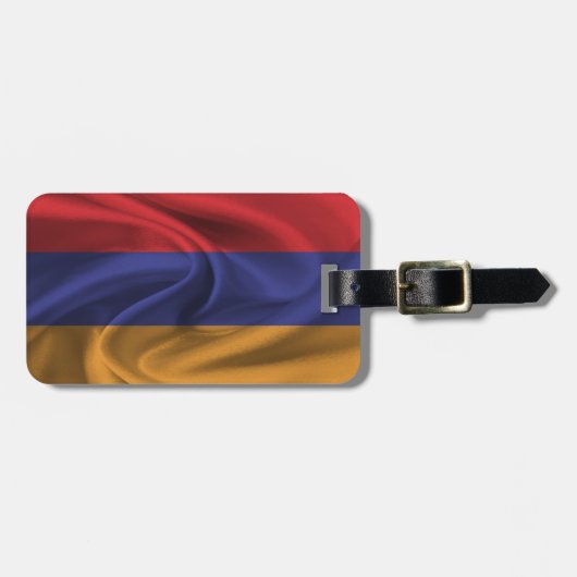 Vlag van Armenië Bagagelabel (Voorkant horizontaal)