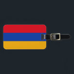 Vlag van Armenië Bagagelabel<br><div class="desc">Vlag van Armenië</div>