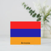 vlag van Armenië Briefkaart (Staand voorkant)